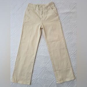 Pilcro By Anthropologie Wide Leg Trousers Denim Jeans Size 27P